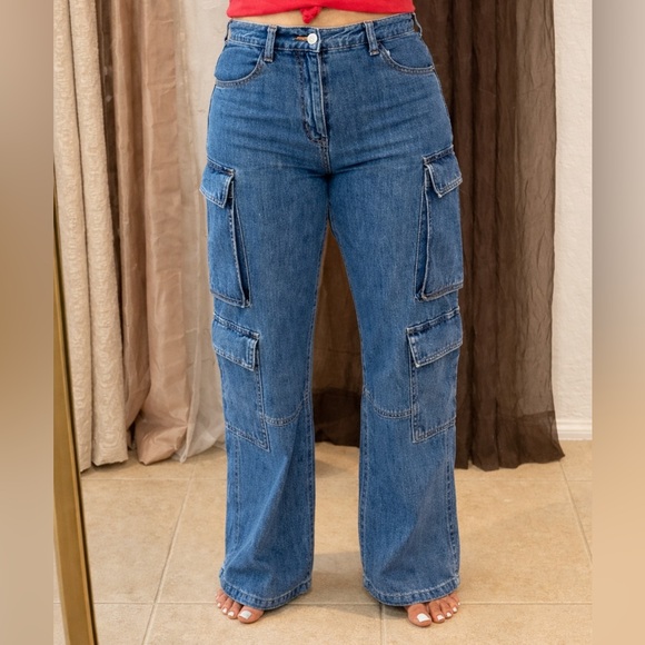 Cello Denim - Cargo Margo Jeans